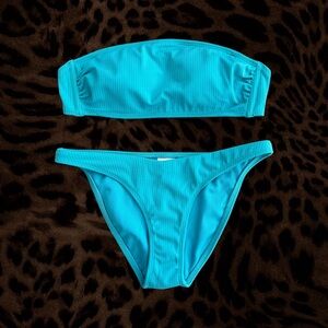 BNWT Xhilaration Turquoise Bikini Set